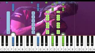 Business Dog  The Voidz  Piano Tutorial  Sheet Music [upl. by Ndnarb]