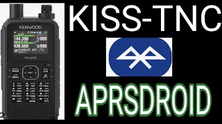 KENWOOD D75  Kiss TNC Mode  Bluetooth Connection  Android [upl. by Dwinnell]