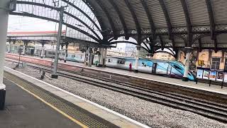 A Transpennine Express Class 802 Departs York Railway Station [upl. by Aisha]