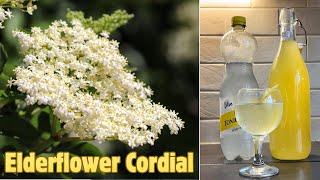 Elderflower Cordial Easy Recipe [upl. by Ramor152]