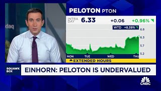 Shares of Peloton surge 11 after David Einhorn says stock is significantly undervalued [upl. by Aleetha307]