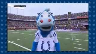 Blue takes the Mascot vs Kids game too serious  ESPN CMon Man [upl. by Eirena]