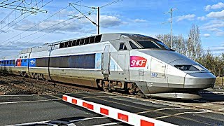 COMPILATION de TGV et AUTRES TRAINS autour du MANS  PREMIÈRE PARTIE [upl. by Eledoya26]