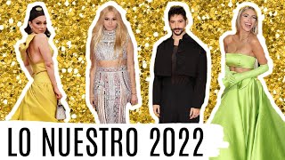 ALFOMBRA PREMIO LO NUESTRO 2022 LOS MEJORES y PEORES VESTIDOS [upl. by Gievlos]