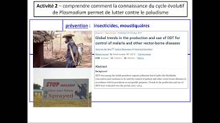 SVT 2nde  32 une maladie vectorielle  le paludisme 22 [upl. by Llenrep988]