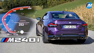 NEW BMW M240i 2022‼️  0255 kmh acceleration🏁  by Automann in 4K [upl. by Elawalo]