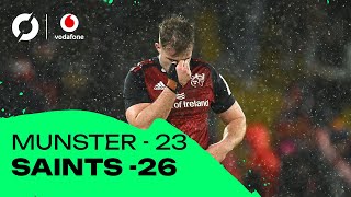 Its a bit of a hammer blow to Munster  Munster 23  Northampton Saints 26  ALAN QUINLAN [upl. by Yeliab]