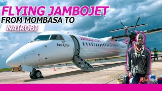 What Flying Jambojet From Mombasa to Nairobi Looks Like [upl. by Maegan]