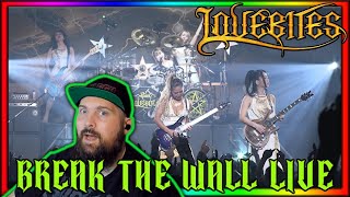 Break The Wall LIVE LOVEBITES Reaction [upl. by Aicaca]