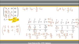 Exemplo de Aplicação do Método de Gauss [upl. by Lynsey]