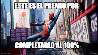 Marvel’s SpiderMan PS4  ¿Qué sucede cuándo completas el juego al 100 ¿Cómo conseguirlo [upl. by Teador]