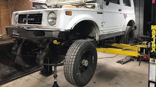 Suzuki Samurai Budget Build  Steering And Suspension Completed [upl. by Wende]