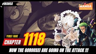 ONE PIECE CHAPTER 1118 HINT 1 AND PREDICTIONS  NOW THE GOROUSEI ARE GOING ON THE ATTACK [upl. by Hebbe]