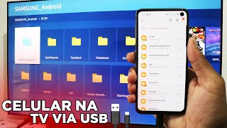 Como conectar Celular na TV via cabo USB Veja Tudo do Celular na TV [upl. by Anasiul]