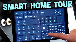 The BEST Dashboard I’ve EVER Seen Smart Home Tour [upl. by Ymmaj]