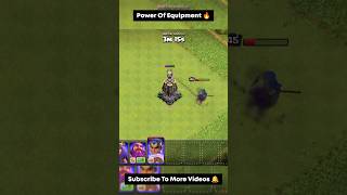 Monolith Vs Royal Champion  Power Of Equipment shorts clashofclans clashrutik [upl. by Nason412]