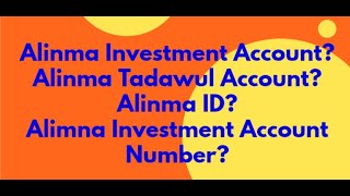 Alinma Investment Tadawul Account Opening فتح حساب الإنماء للاستثمار KSA tadawul investment [upl. by Edlyn]