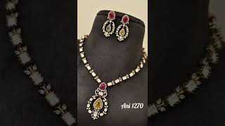 emrald victoria necklace haram ruby Kempu nakshi combo1gramgold czwholesale1gramgold 8309473538 [upl. by Reed]