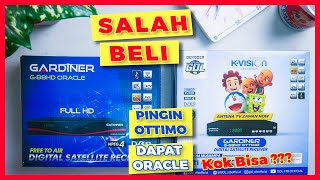 Waduw RUGI Ratusan Ribu Awas JANGAN SALAH BELI Receiver Gardiner G88HD Ottimo GOL vs G88HD Oracle [upl. by Nomyad473]