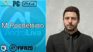 FIFA 20  Face MAURICIO POCHETTINO Tutorial [upl. by Pippo870]