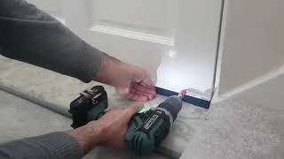 DIY Top Tips How to draughtdraft proof your external doors  how to install draught stopper [upl. by Monahon245]