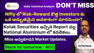 Nifty లో RiskReward కొత్త Investors కు ఒక అద్భుతమైన అవకాశంగా మారనుందా  Miss అవ్వకూడని Updates [upl. by Henrie]