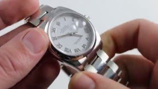 Rolex Oyster Perpetual Datejust 36mm 116200 Luxury Watch Review [upl. by Lewiss]