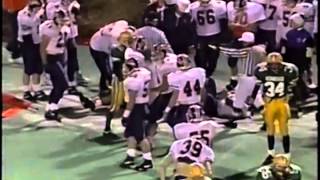 1992 IHSA Boys Football Class 4A Championship Game Oswego HS vs Geneseo Darnall [upl. by Ahsinat]