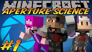 Minecraft Aperture Science Fissure Map Part 1 w Logdotzip amp Kkcomics [upl. by Rehpotsirhcnhoj]