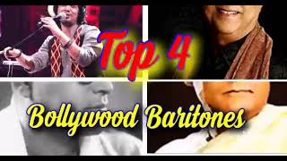 Top 4 bollywood baritone Singers [upl. by Ambrosine]