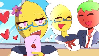 Ms Lemons Meet Mr tomato BUT WITH A TWIST  LOVE STRUCK LEMON PART 1 [upl. by Ilojne]