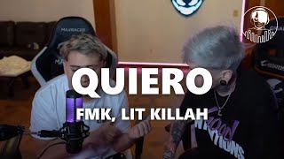 FMK ❌ LIT KILLAH  QUIERO  FUNKY FREESTYLE LetraLyric [upl. by Dolores]