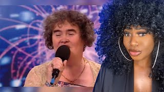 FIRST TIME REACTING TO  SUSAN BOYLE  BRITAINS GOT TALENT AUDITION REACTION [upl. by Cliff]