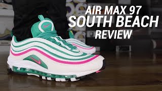 AIR MAX 97 SOUTH BEACH REVIEW [upl. by Kissiah]