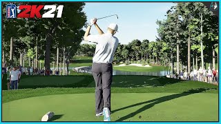 The Masters Round 1  PGA TOUR 2K21 Gameplay [upl. by Donetta]