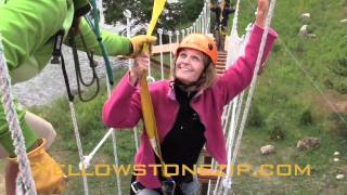 Gallatin River Zipline Tour near Bozeman and Big Sky  Yellowstone Zipline Tours [upl. by Noll]