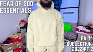 Fear Of God Essentials Fall Collection 2022 Part 2 With Sizing Tips [upl. by Zemaj]