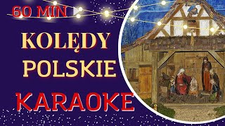 🎤 POLSKIE KOLĘDY KARAOKE 🎤 2024 🎄 1 GODZINA [upl. by Luther862]