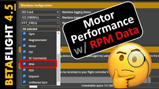 Betaflight 45 ⋙ RELEASED TODAY   Motor Performance  🎉UPDATED🎉 Trace Templates [upl. by Orutra]