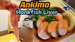 AnkimoMonkfish liver  DELICIOUS [upl. by Nihi]