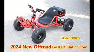 2024 Factory NEW Offroad Go Kart Static Show EG1003 [upl. by Tawney3]