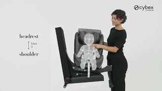 CYBEX Sirona T iSize Car Seat Tutorial [upl. by Rehpretsirhc952]