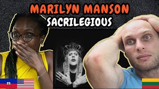 REACTION TO Marilyn Manson  Sacrilegious Music Video  FIRST TIME HEARING [upl. by Nordna]