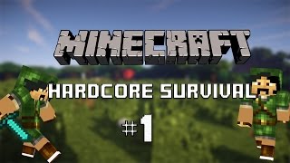 Special Minecraft Hardcore 1 Overleef De Eerste Nacht [upl. by Amaral]