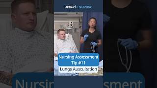 🌬️ How Do You Auscultate Lung Sounds NursingSkills BreathingAssessment nclex [upl. by Kravits293]