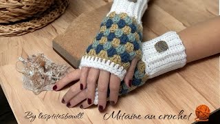 Comment faire des mitaine au crochet [upl. by Valenta]