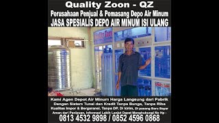 Usaha Jual Depot Filter Air Minum Isi Ulang Galon Kredit Kabupaten Mempawah Kalimantan Barat [upl. by Ehman]