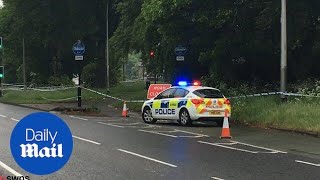 Police attend Lowedges Road in Sheffield following stabbing [upl. by Ravaj]