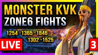 Monster KVK more Zone6 Fights C11813 🔥🔥🔥 LIVE 🔴 1254 1365 1846 1302 1525  1945 [upl. by Edorej598]