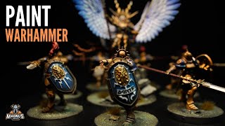 How to paint your New Warhammer Army in 1 day Dominion Box  Stormcast Eternals Speed Painting [upl. by Eerac398]